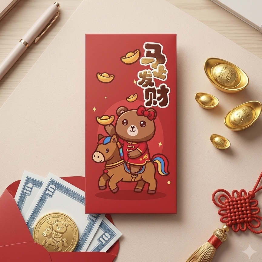 Custom Money Packet Angpow Printing