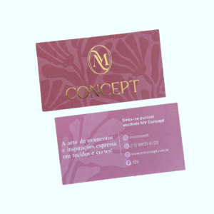 Card Printing with Gold Stamping