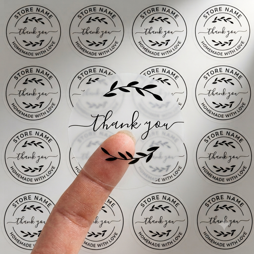 Transparent Sticker Custom Printing in Seri Kembangan KL